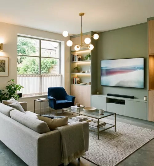 Design interior Green style (casă în Chișinău)